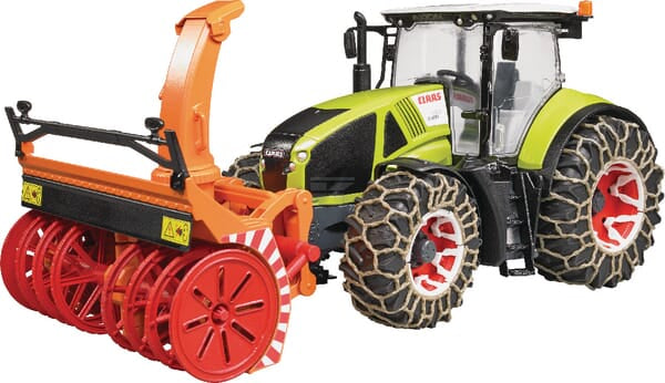 Bruder Claas Axion 950 Traktor med Sneblæser Legetøj