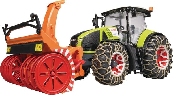 Bruder Claas Axion 950 Traktor med Sneblæser Legetøj