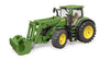 Bruder John Deere 7R Traktor med Frontlæsser Legetøj