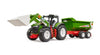 Bruder Roadmax Traktor med Frontlæsser og Anhænger