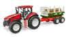 Bruder Traktor med Skovtrailer og Tømmer