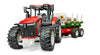 Bruder Traktor med Skovtrailer og Tømmer