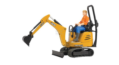 Bruder JCB Mikrograver med Arbejder Legetøj