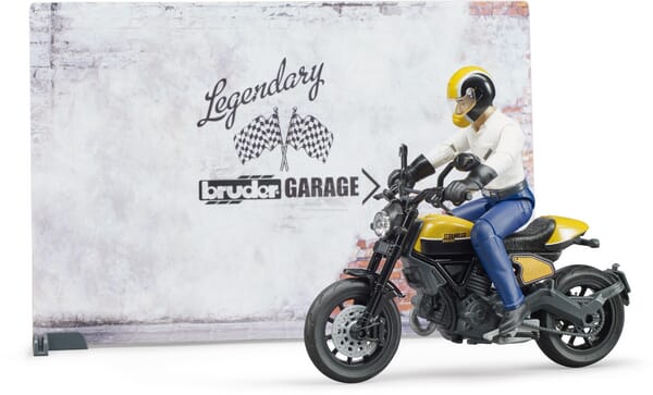 Bruder Motorcykelværksted med Ducati Scrambler