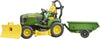 Bruder John Deere Havetraktor med Gartner og Anhænger