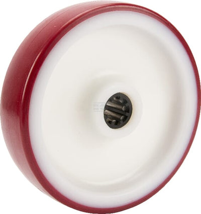 Tente Hjul 200 mm med gråt gummi