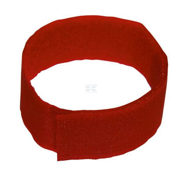 Allflex Ankelbånd Rød med Velcro, 36 cm, 10 stk.
