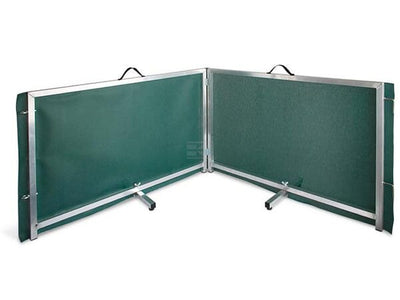 Sammenklappelig Sikkerhedsbarriere 2400x800mm med Grønt Net