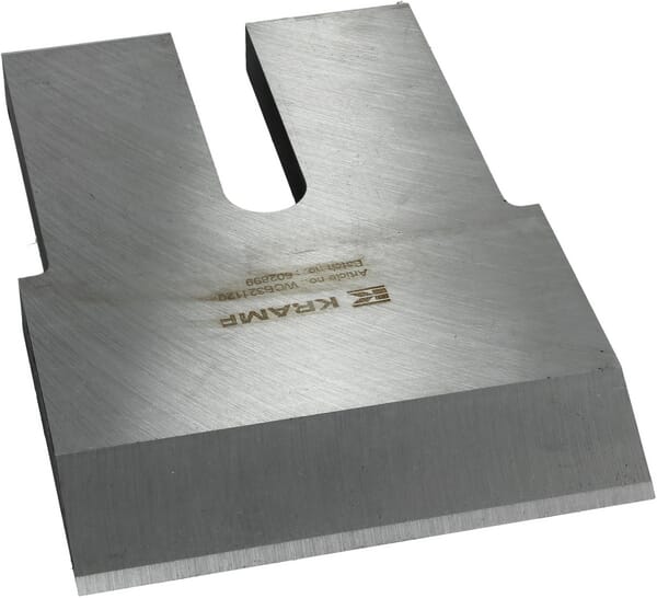 Flismaskineblad 164,5x235x20 mm til Træflishugger