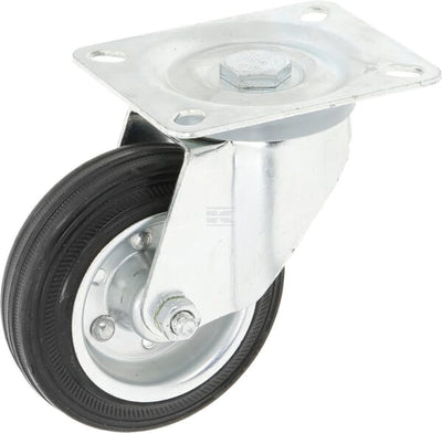 Tente Drejeligt Møbelhjul, Gummi, Ø100 mm, 90 kg