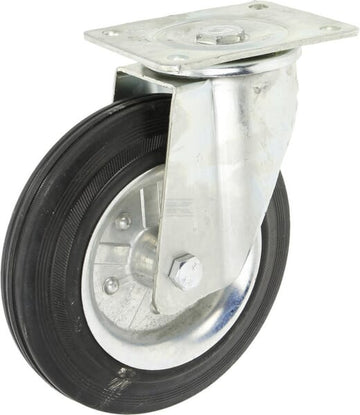 Tente Transporthjul Drejeligt Gummihjul Ø 200x50 mm