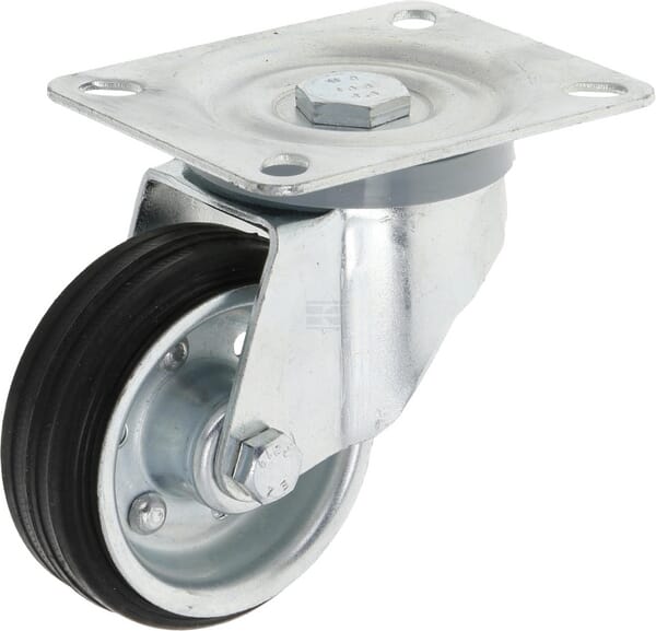 Tente Drejeligt Transporthjul, Ø 80x30 mm, 75 kg belastning