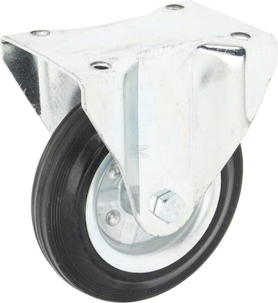 Tente Møbelhjul Fast, Gummihjul Ø160 mm, 180 kg