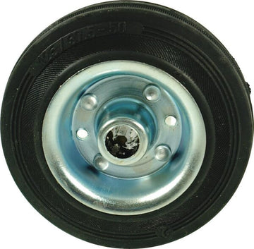 Tente Gummihjul 125 mm med solid gummi
