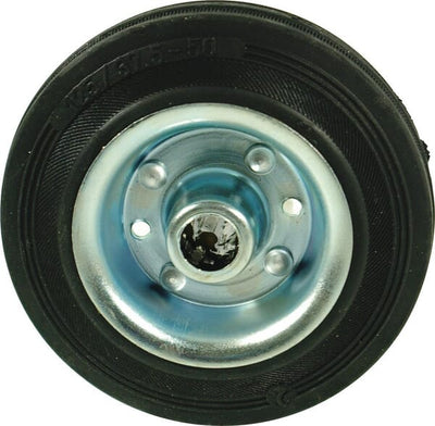 Tente Gummihjul 125 mm med solid gummi