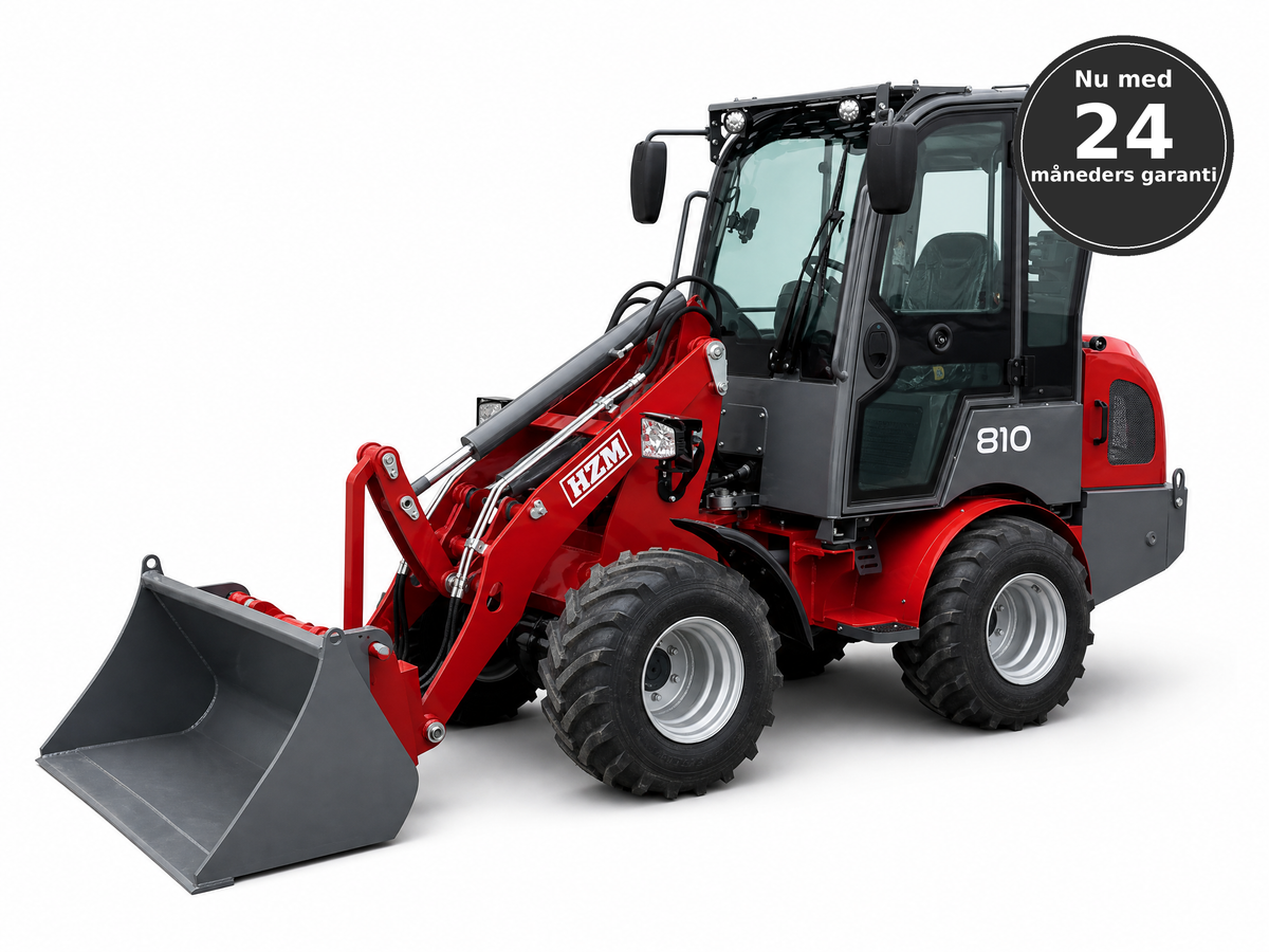 HZM 810 PRO med kabine - Nu med 24 måneders garanti