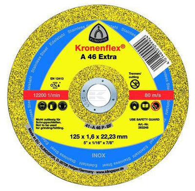 Klingspor Skæreskive 125 x 1,6 mm lige A 46 Ekstra