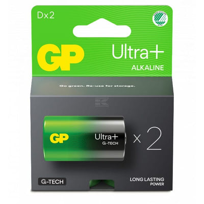 GP Batteri D 13AUP/LR20 (2-pak)