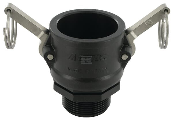 Camlock Type B 1-1/2" udvendigt gevind polypropylen