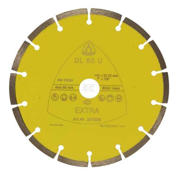 Klingspor Diamantskæreskive DT 300 U Extra 180 mm