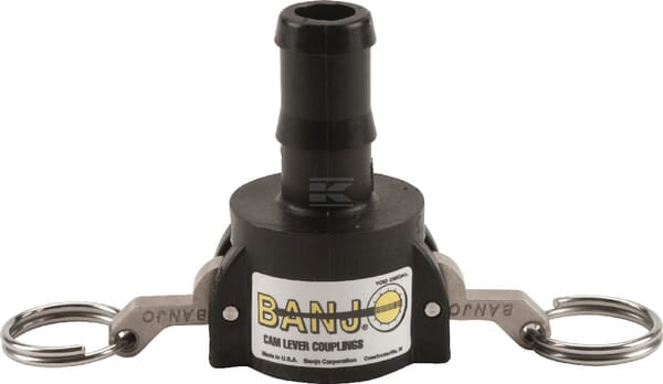 Camlock 3/4" hun x 3/4" slangeende Banjo