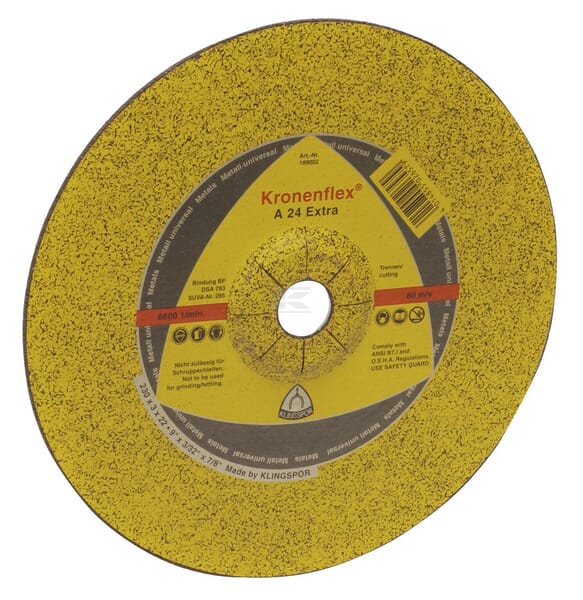 Klingspor Skæreskive 230 mm til metal, forsat