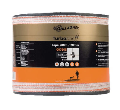 Gallagher TurboLine Hegnstape 20 mm, 200 m