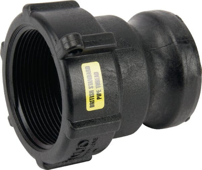 Camlock Type A 2" indvendigt gevind 2" NPT polypropylen