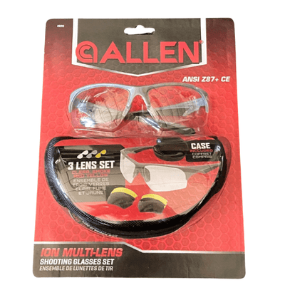 Allen Skydebrillesæt m.3 glas fra AV - Larsen - AV - Larsen
