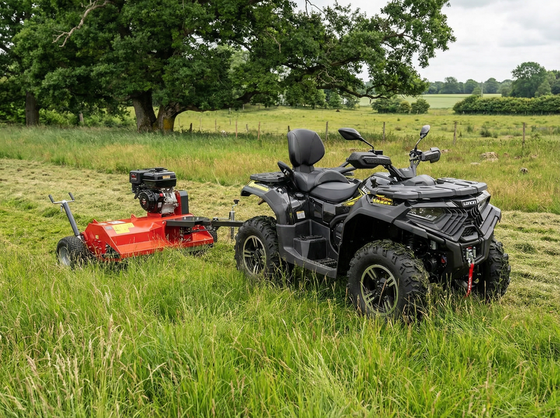 ATV Slagleklipper 120cm - Great Dane med Elstart og støttehjul