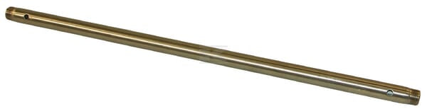 Rør 1/2" 57 cm, 2x Ø 7 huller rustfrit stål