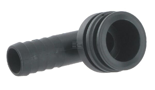Slangestuds 90° 20 mm han T4