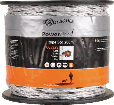 Gallagher Powerline Eco Kabel Hvid 200 m