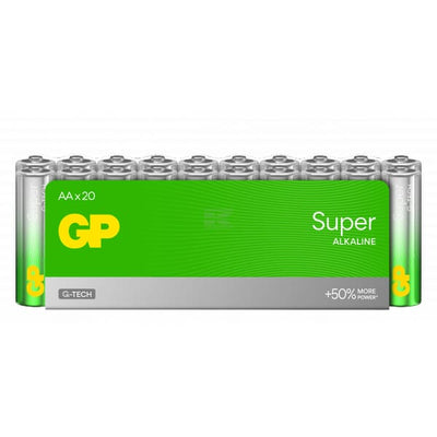 GP AA Batterier 15A/LR6 (20 stk.)