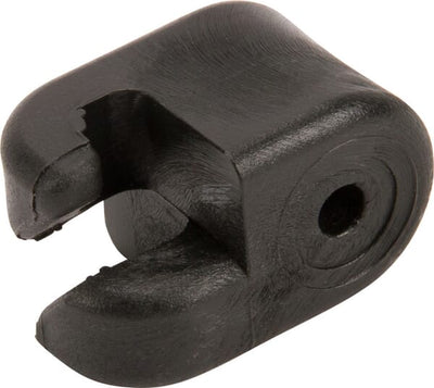 Isolator til hegnstråd, 7 mm reb, sort, 100 stk.