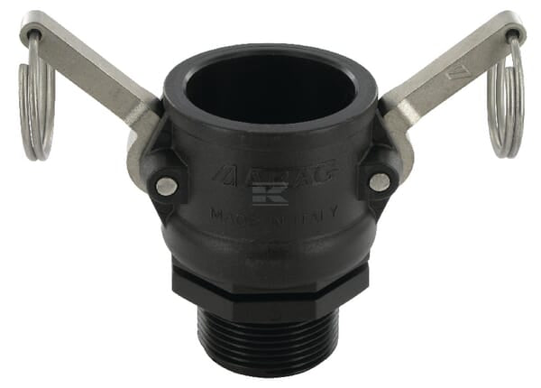 Camlock Type B 1-1/4" udvendigt gevind polypropylen