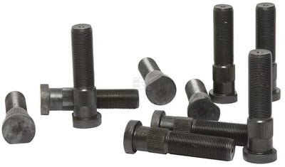 Navbolte 10 stk. M22 x 1,5 x 96 glat + roulering under hoved