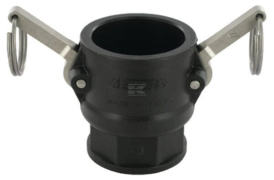 Camlock Type D 1-1/2" indvendigt gevind polypropylen