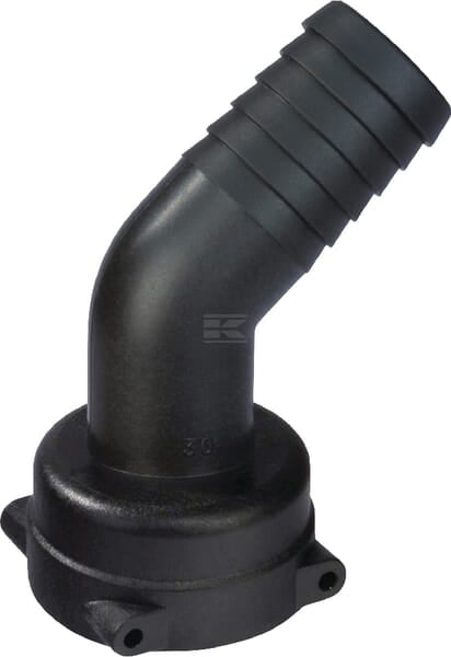 Slangestuds 45° 30 mm hun T6