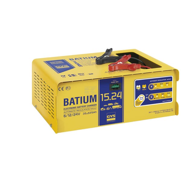 Batterilader GYS 6/12/24V BATIUM 15/24