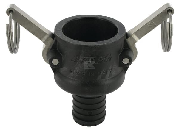 Camlock Type C 1-1/4" slangeende 30 mm polypropylen