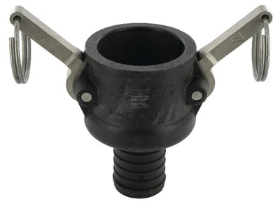 Camlock Type C 1-1/4" slangeende 30 mm polypropylen