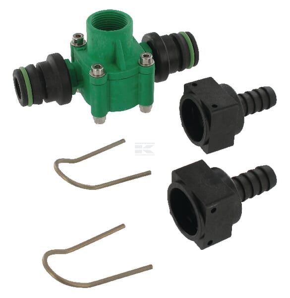 Flowmeter med turbine 1/4" 1-20 l/min