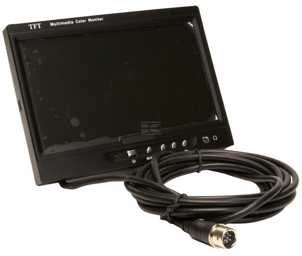 Skærm 7" TFT metalstik