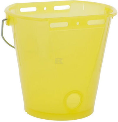 Bovivet Foderspand 8 liter, gul gennemsigtig