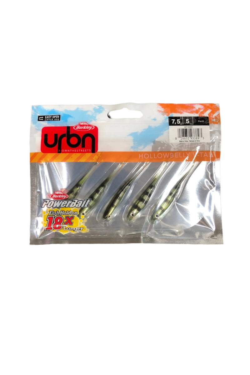 Berkley Powerbait Urban Hollowbelly V - Tail fra Berkley Powerbait - AV - Larsen