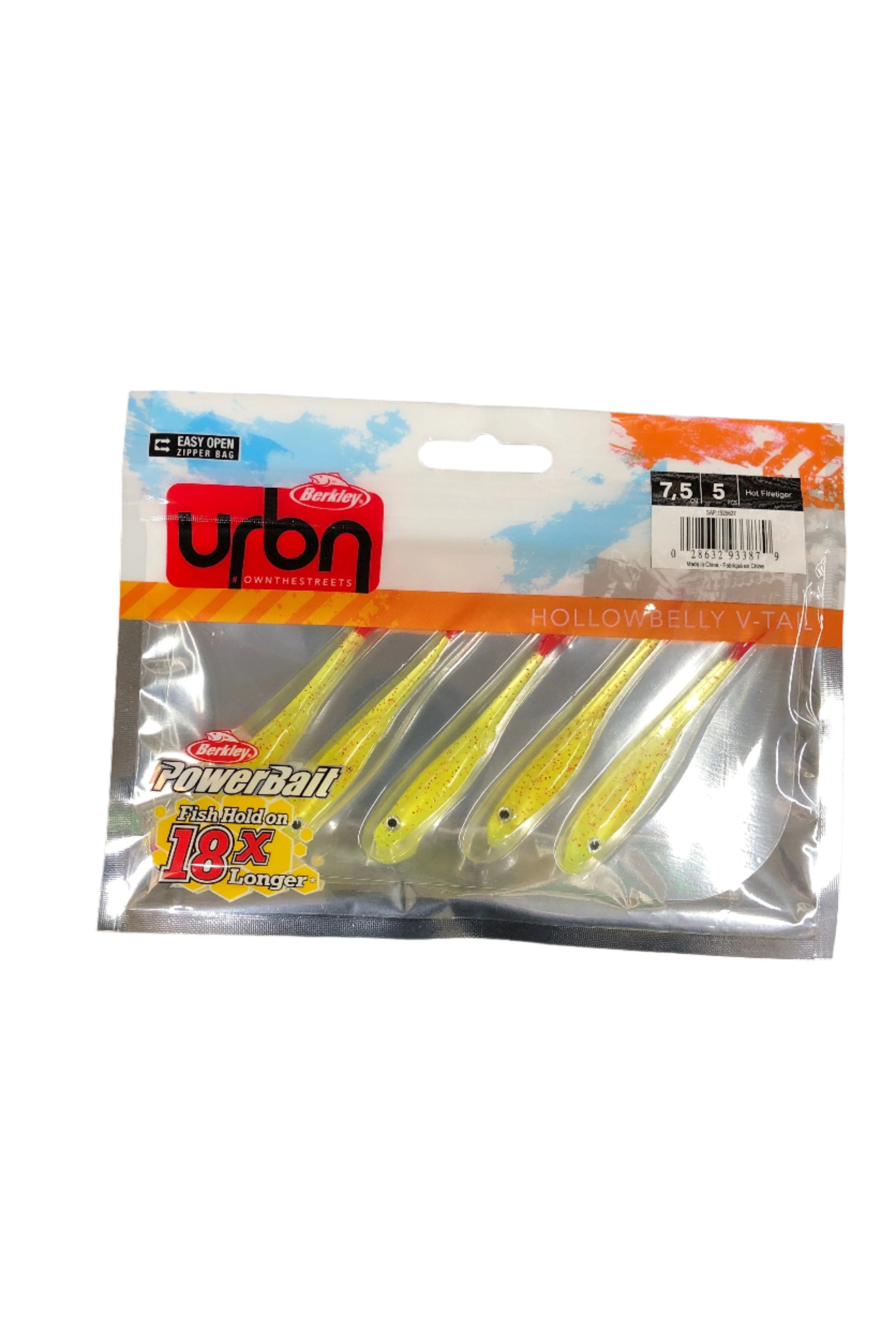 Berkley Powerbait Urban Hollowbelly V - Tail fra Berkley Powerbait - AV - Larsen