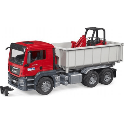 Bruder - MAN TGS - lastbil med roll - off - container fra Bruder - AV - Larsen