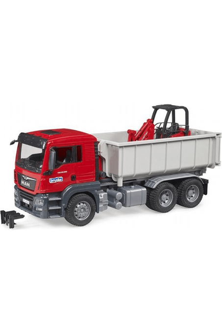 Bruder - MAN TGS - lastbil med roll - off - container fra Bruder - AV - Larsen