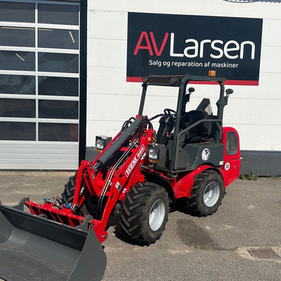 Brugt HZM 809 med ny skovl og pallegafler. fra AV - Larsen - AV - Larsen
